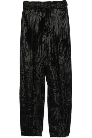 MUGLER Pantalones de terciopelo