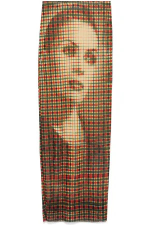 Jean Paul Gaultier Falda con cara estampada