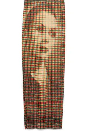 Jean Paul Gaultier Falda con cara estampada