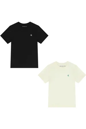 Calvin Klein Set de dos playeras con monograma estampado