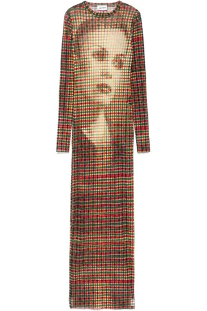 Jean Paul Gaultier Vestido con cara estampada