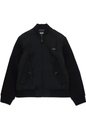 Dsquared2 Chamarra bomber con cierre y logo estampado