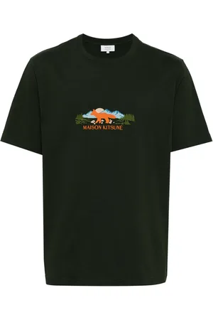 Maison Kitsuné Playera Outdoor Profile Fox