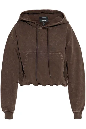 R13 Hoodie con logo