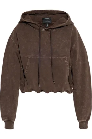 R13 Hoodie con logo
