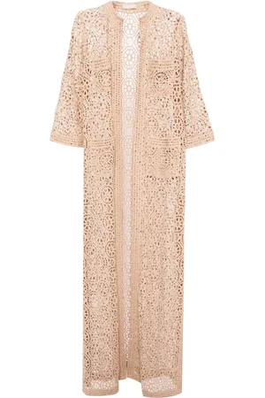 Elie saab Cárdigan largo de macramé