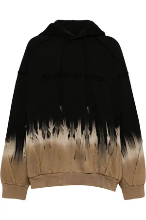 Feng Chen Wang Hoodie con bordes sin rematar
