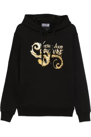VERSACE Hoodie con logo estampado