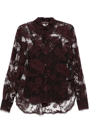 ERMANNO SCERVINO Camisa con encaje bordado