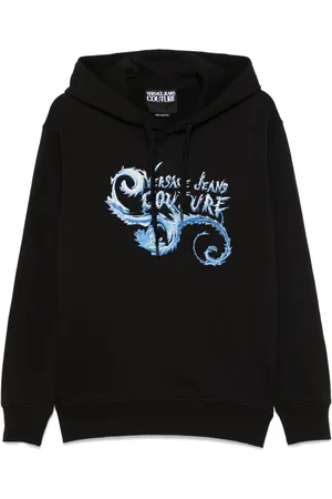 VERSACE Hoodie con logo estampado