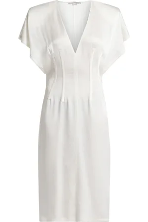 Stella McCartney Vestido midi manga corta
