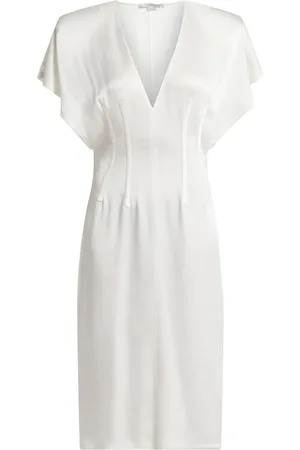 Stella McCartney Vestido midi manga corta