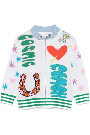 Stella McCartney Cárdigan tejido de intarsia