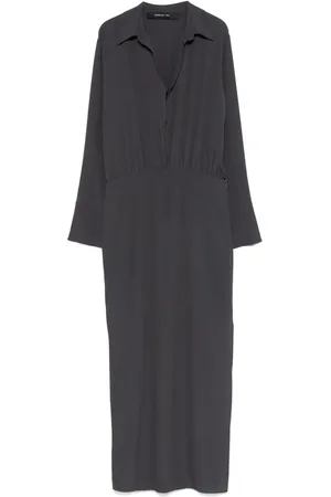 FEDERICA TOSI Vestido largo en crepe