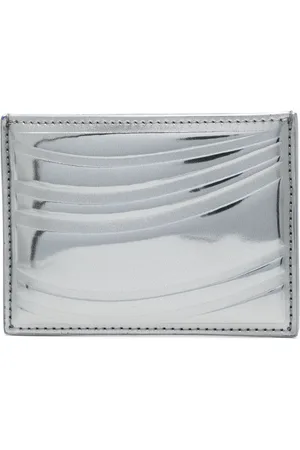 MUGLER Tarjetero con diseño espiral en relieve