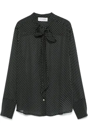 Ermanno Firenze Camisa con estampado de lunares