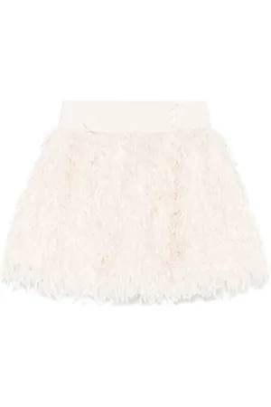 BLUMARINE Falda con flecos