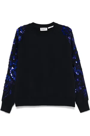 Essentiel Antwerp Sudadera bordada con lentejuelas y cuentas