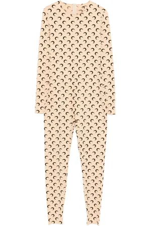 Marine Serre Jumpsuit con estampado Moon