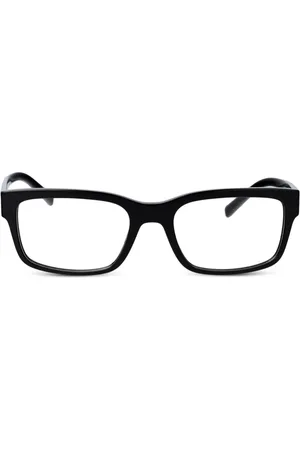 Dolce & Gabbana Lentes de sol con armazón rectangular y placa del logo