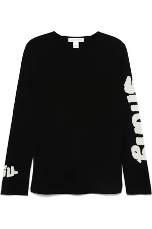 Comme des Garçons Suéter tejido en intarsia