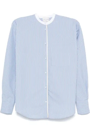 FORTE FORTE Camisa oxford con motivo de rayas