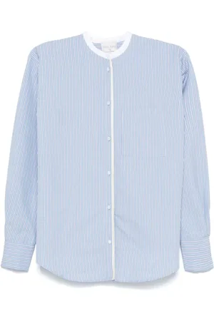 FORTE FORTE Camisa oxford con motivo de rayas