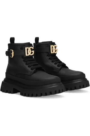Dolce & Gabbana Botines con aplique del logo