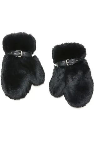 Acne Studios Manoplas con hebilla