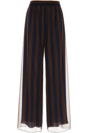 Fendi Pantalones palazzo a rayas