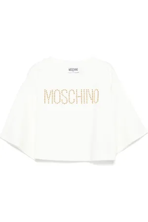 Moschino Playera con logo y apliques