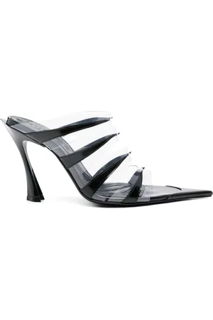 MUGLER Mules Plexi con tacón 95mm