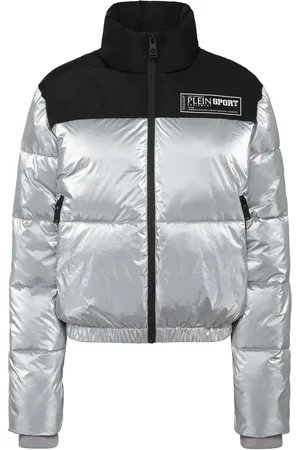Philipp Plein Chamarra capitonada con aplique del logo