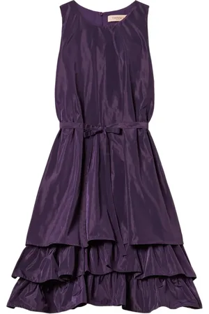 Twin-Set Vestido con dobladillo de volantes