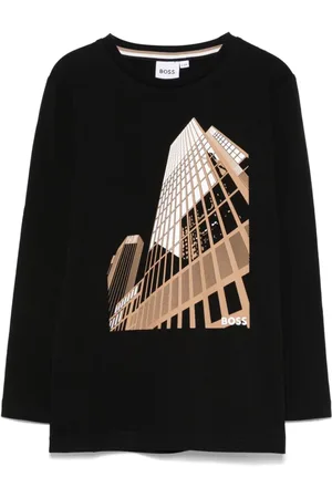 HUGO BOSS Playera con estampado gráfico