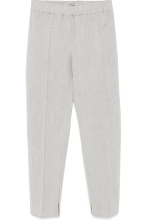 D.EXTERIOR Pantalones tapered de tul