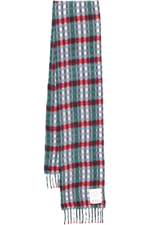 Maje Mascada con cuadros tartán estampados