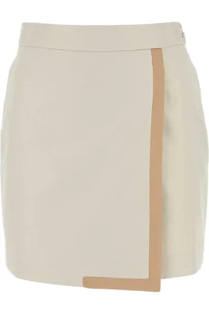 Fendi Falda corta de lona