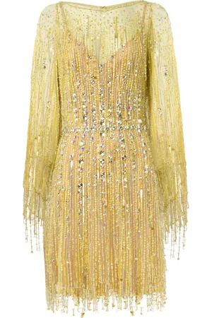 Jenny Packham Vestido corto Dazzle
