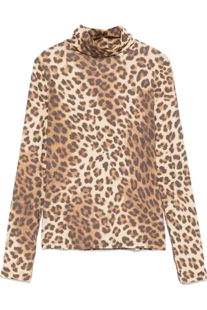 Maje Suéter con estampado de leopardo