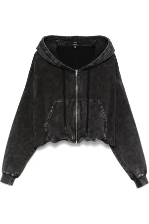 R13 Hoodie con cierre