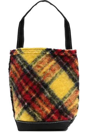 Comme des Garçons Tote con estampado a cuadros de x Tembea