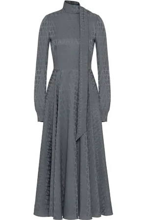 VALENTINO GARAVANI Vestido midi con estampado Iconograph