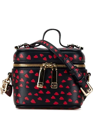 Dior Cosmetiquera Micro Lambskin Heart Print Lady Dior Case 2021