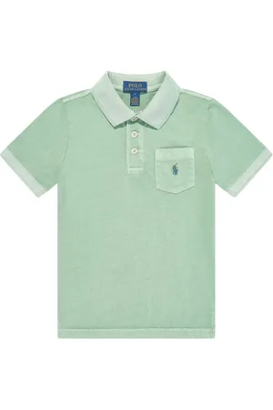 Ralph Lauren Playera tipo polo con logo bordado