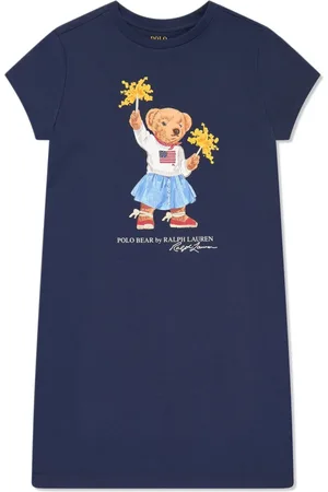 Ralph Lauren Vestido con motivo Polo Bear
