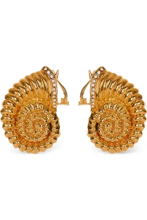 Balmain Aretes con detalles de strass