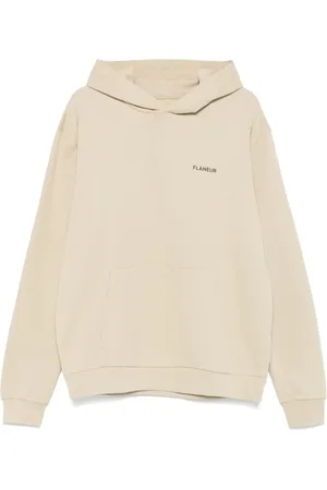 FLÂNEUR Hoodie con logo de goma