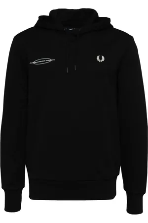 Fred Perry Hoodie con logo bordado