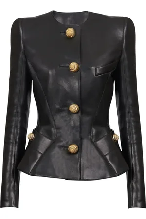 Balmain Chamarra con peplum